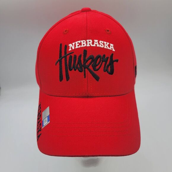 Russell Nebraska Cornhuskers Mens Womens Hat Red Adjustable Embroidered NCAA - Picture 2 of 12